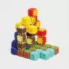 Konstruktionsbausteine Marioinex Mini Waffle 302 Teile — stapelbares, ineinandergreifendes Bau-Set