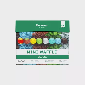 Bauspielzeug Marioinex Klocki Waffle Mini Blocks — 502 Stück