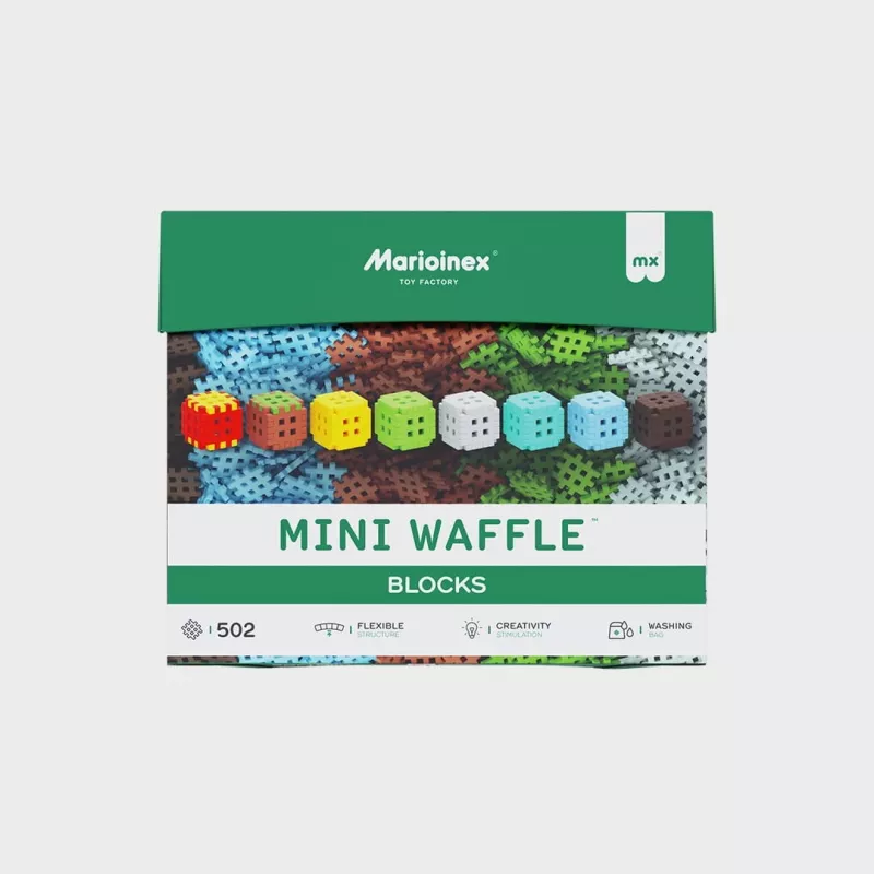 Bauspielzeug Marioinex Klocki Waffle Mini Blocks — 502 Stück