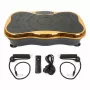 Extralink Vibrationsplattform für Training Fitness Moonwalk Spinmove Gold