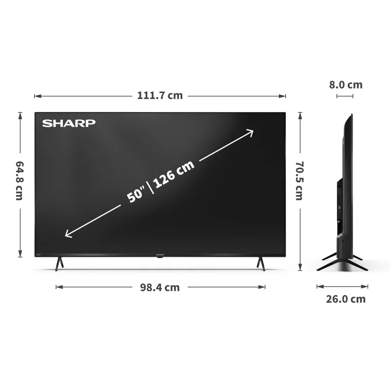 TV LED 50 Zoll 50GK4445E