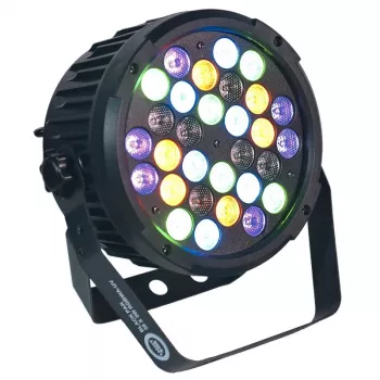 LIGHT4ME Schwarz PAR 30x3W RGBA-UV LED-Scheinwerfer
