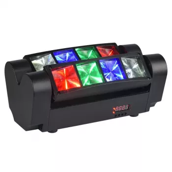 LIGHT4ME Spider MKII Turbo - 8x3W RGBW LED Effekt