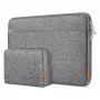 Schutzhülle case Inateck LB01005 für 35,6 cm (14 Zoll) Laptops, grau, einfarbige Oberfläche