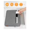 Schutzhülle case Inateck LB01005 für 35,6 cm (14 Zoll) Laptops, grau, einfarbige Oberfläche