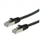 VALUE Patchkabel Cat.6 Klasse E S/FTP PiMF LSOH schwarz 10m
