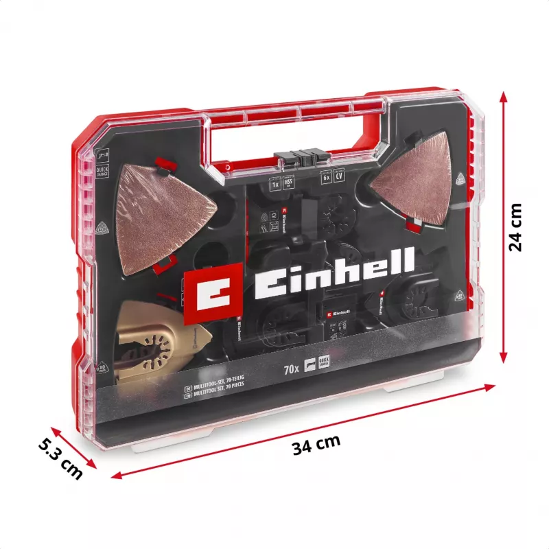 Kreissägeblatt EINHELL 708170 für HM/BiM HCS – geeignet für Aluminium, Oxidstahl, Chrom-Vanadium-Stahl