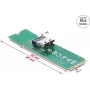 Konverter M.2 Key M auf 1× SFF-8654 4i DELOCK 64361