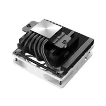 CPU-Kühler Akasa VIPER H6L weiß – flacher Luftkühler, einzelner Lüfter, Tower-Kühlkörper