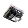 CPU-Kühler Akasa SOHO H6L RGB weiß – Low-Profile-Kühlkörper mit RGB-Lüfter, kompatibel mit Mini-ITX-Kompaktsystemen