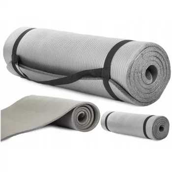 Extralink | Übungsmatte | Fitness grau Yoga und Aerobic 180x60cm