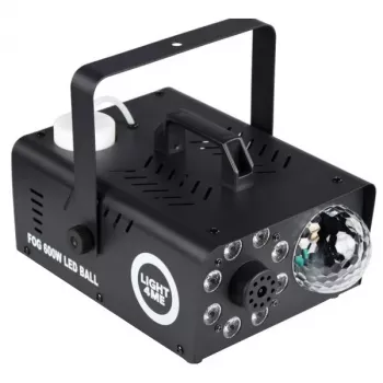 LIGHT4ME FOG 600W LED BALL - Nebelmaschine, Nebelbeleuchtungseffekt/Disco-Kugel, kabellose Fernbedienung