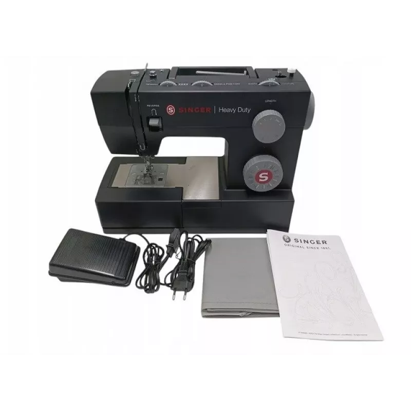 SINGER 4432B Nähmaschine — SINGER 4432 Schwarz Automatik, elektromechanisch, Heavy-Duty-Modell