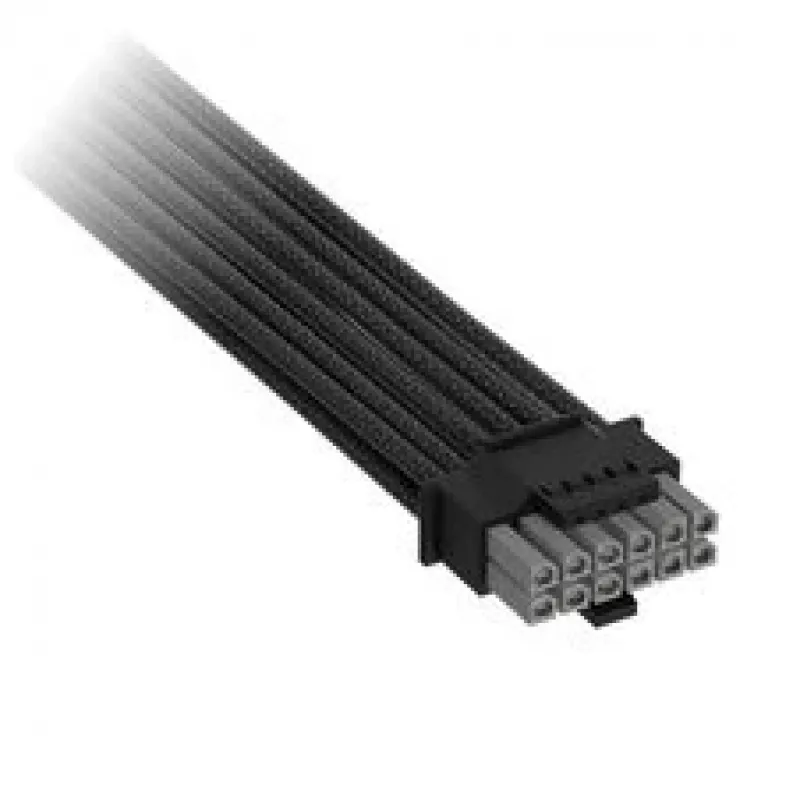 Corsair Premium-Sleeved 12V-2x6 auf 2x 6+2-Pin-PCIe-Kabel, Universal – schwarz