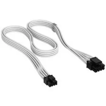 Corsair Premium-Sleeved 8-Pin-ATX-Kabel, für Typ-5-Netzteil – Weiß