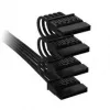 Corsair Premium-Sleeved 4x SATA-Stromkabel, für Typ-5-Netzteil – schwarz