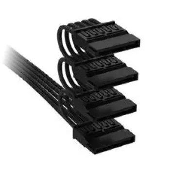 Corsair Premium-Sleeved 4x SATA-Stromkabel, für Typ-5-Netzteil – schwarz