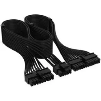 Corsair Kabel, Typ 4, ATX-Motherboard-Stromanschluss, 24-polig, 610 mm, einzeln gesleevt – schwarz,