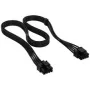 Corsair Kabel, Typ 4, EPS/ATX12V, 8-polig (4+4), 750 mm, einzeln gesleevt – schwarz