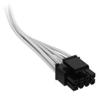 Corsair Kabel, Typ 4, EPS/ATX12V, 8-Pin (4+4), 750 mm, einzeln gesleevt – Weiß