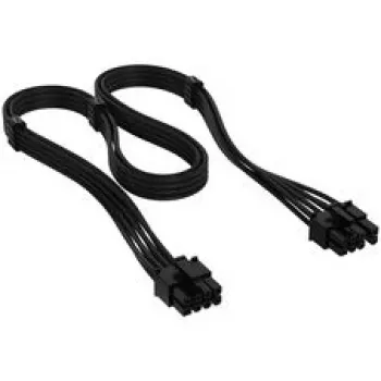 Corsair Kabel, Typ 4, PCIe-Stromanschluss, 8-Pin (6+2), 650 mm, einzeln gesleevt - schwarz
