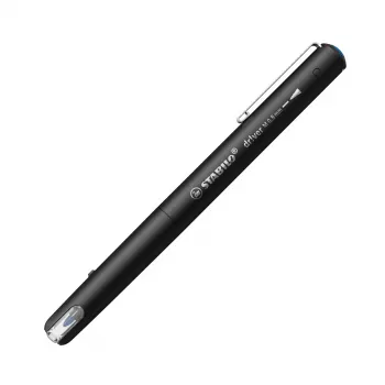 Fineliner-Stift Stabilo dr!ver Medium (0,8 mm) – Blaue Tinte, schwarzer Schaft