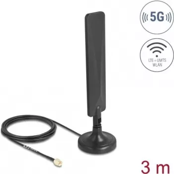 Antenne DELOCK 10040 5G LTE SMA-Stecker 3 dBi omnidirektional