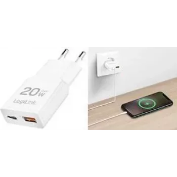 Logilink PA0346 Netzteil Weiß