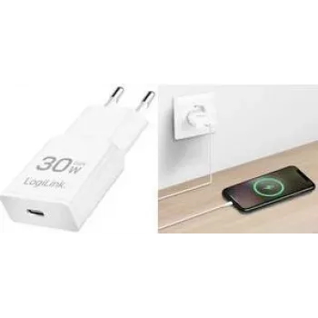 Logilink PA0347 Netzteil Weiß