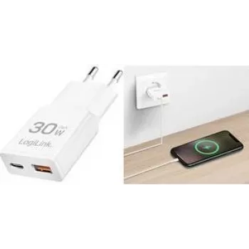 Logilink PA0348 Netzteil Weiß