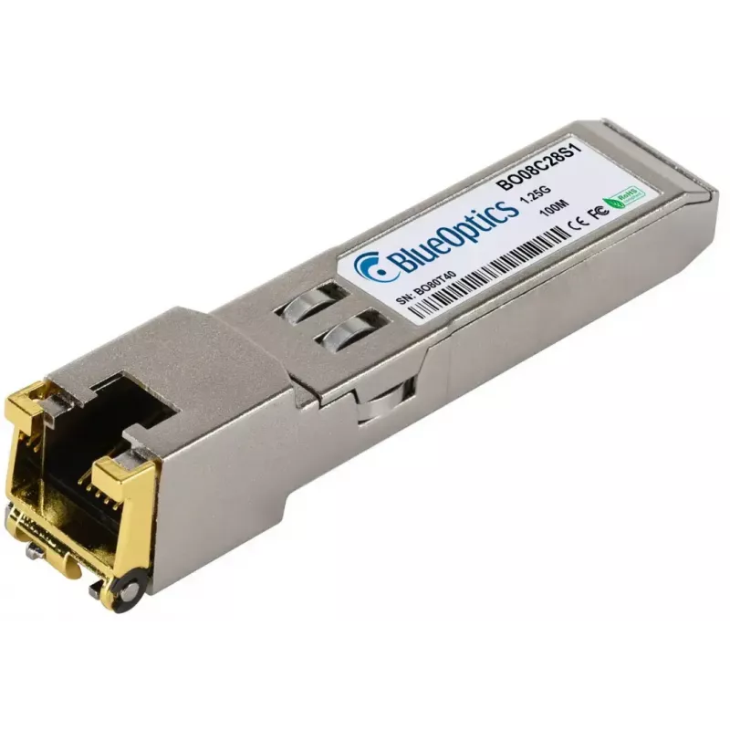 SFP-Kupfer-Transceiver BlueOptics 61494-BO, 1× RJ45, 1250 Mbit/s, 100 m, kompatibel mit Lancom