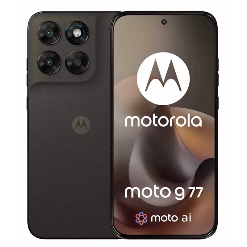 Smartphone Motorola G77 5G — 12GB RAM, 256GB, 6,78 Zoll 120Hz pOLED, Dimensity 6400, 108+8MP, NFC, IP64