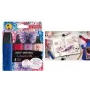 Textmarker Stabilo BOSS Nature Colors Wildflower Edition, Set mit 4 Stück, Keilspitze 2–5 mm, kapillar-offene Zeit