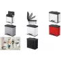 Mülleimer Hailo Öko trio Plus L / 3x9L / silber