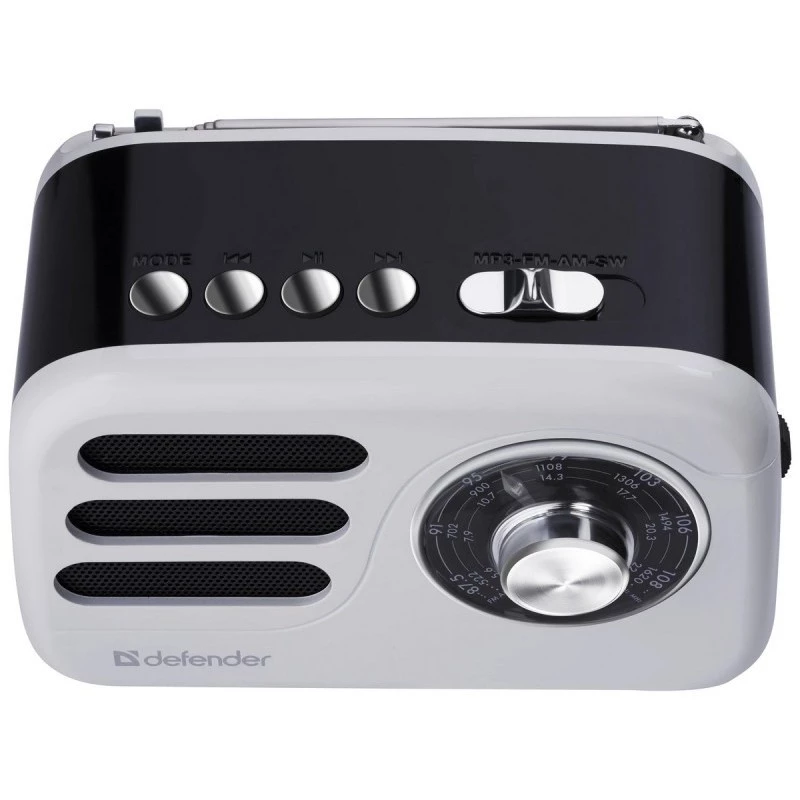 Tragbarer Lautsprecher DEFENDER SIGNAL mit FM/MP3/SD/USB und Bluetooth (5W, Antenne)