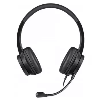 Kabelkopfhörer mit Mikrofon DEFENDER tune 150 – Schwarz, kabelgebundenes Stereo-Headset