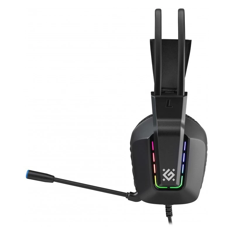 Kabelgebundenes USB-Gaming-Headset DEFENDER GOTHIC RGB mit Mikrofon, Schwarz