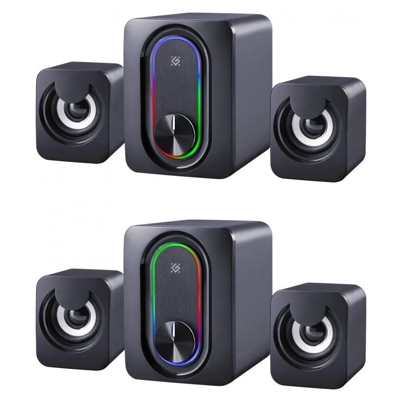 DEFENDER 2.1 Computer-Lautsprecher G14 — 11W, USB-Stromversorgung, Bluetooth, RGB-LED