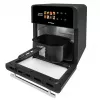 Heißluftfritteuse GreenBlue GB950 1800W, 10 l Fassungsvermögen, 8 Programme, Touch-Bedienfeld, Timer, schwarz