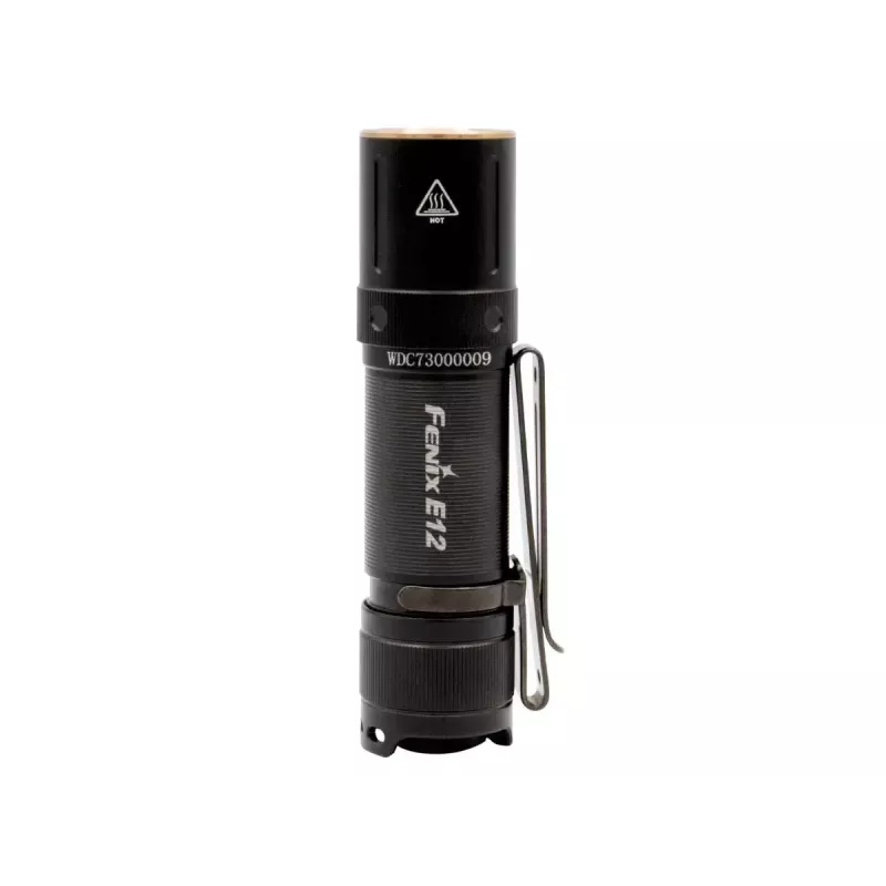 Handtaschenlampe Fenix E12 V2.0 Schwarz LED Aluminium IP68 50000h