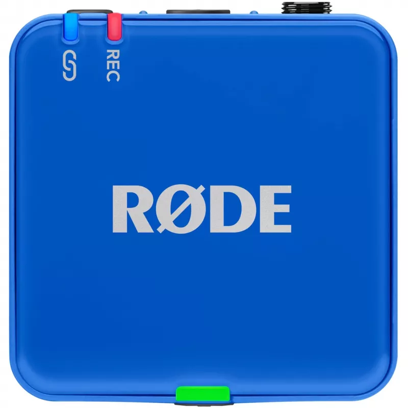 Mikrofon Rode Wireless Go III blau — kompaktes drahtloses Lavaliersystem