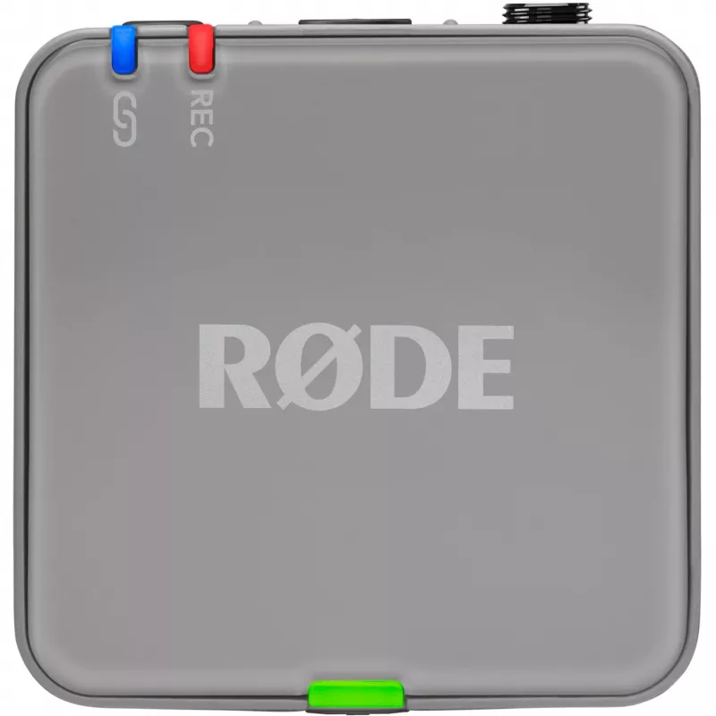 Kabelloses Mikrofon Rode Wireless GO III grau — kompaktes Design, integrierter Akku