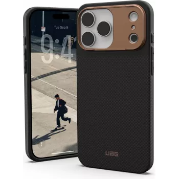 UAG Urban Armor Gear FIBR ARMR MagSafe-Hülle | Apple iPhone 17 Pro Max | Kevlar Graphit/Bronze | 114554113985 (114554113985)