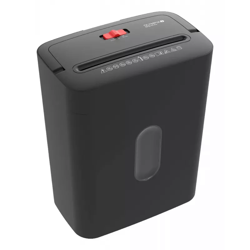 Aktenvernichter Olympia PS 53 CC Pro – Kreuzschnitt, 15 L Auffangbehälter, 68 dB, Schwarz