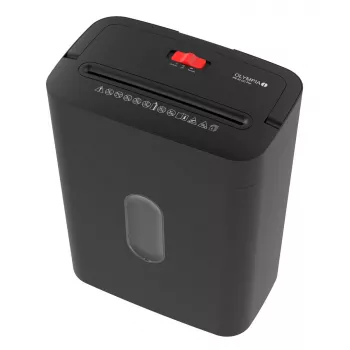 Aktenvernichter Olympia PS 53 CC Pro – Kreuzschnitt, 15 L Auffangbehälter, 68 dB, Schwarz