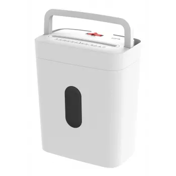 Aktenvernichter Olympia PS 53 CC Pro — Kreuzschnitt, 15 L Auffangkorb, 68 dB, weiß