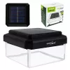 Solar LED-Pfostenleuchte GreenBlue GB127 WW — 3200 K neutralweiß, 80×80 mm Hüllenbaldachin, NiMH-Akku