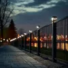 Solar LED-Pfostenleuchte GreenBlue GB127 WW — 3200 K neutralweiß, 80×80 mm Hüllenbaldachin, NiMH-Akku