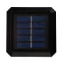 Solar-LED-Pfostenleuchte GreenBlue GB128 WW, 3200K Neutralweiß, Hüllen-Baldachin, 100x100mm, Schwarz