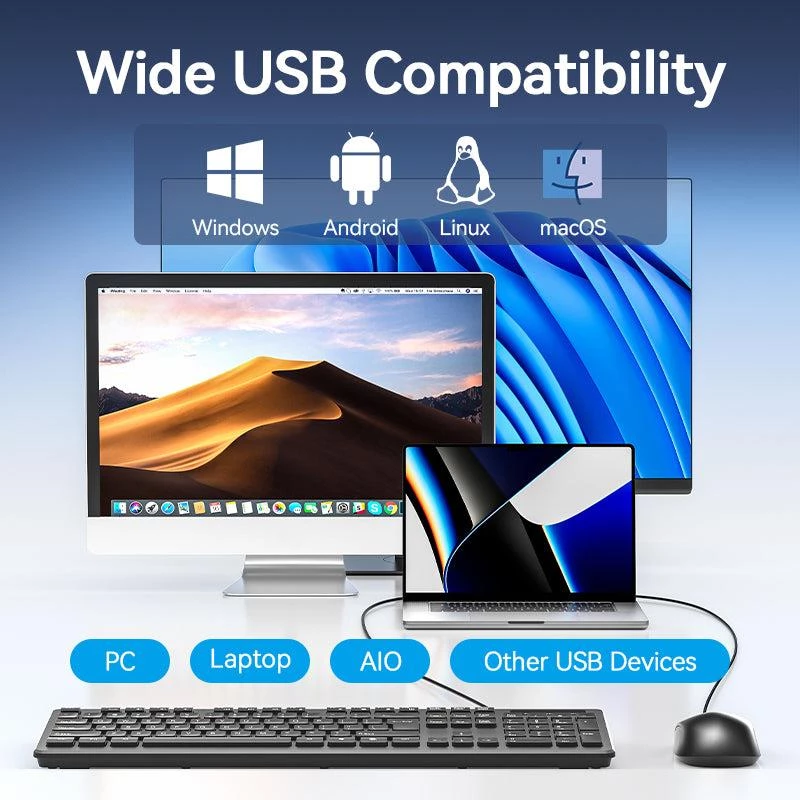 Maus USB Optisch SCHWARZ/KTABG Vention